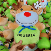Gấu bông thêu logo Neubria