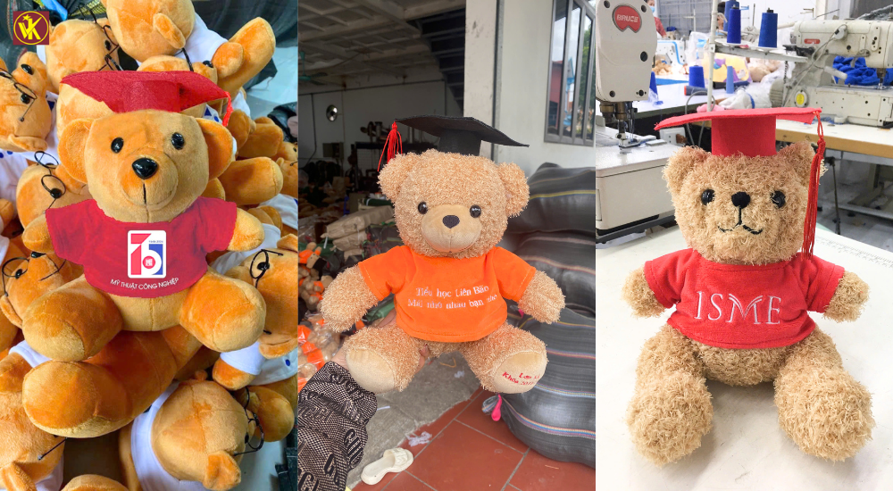 Gấu bông tốt nghiệp