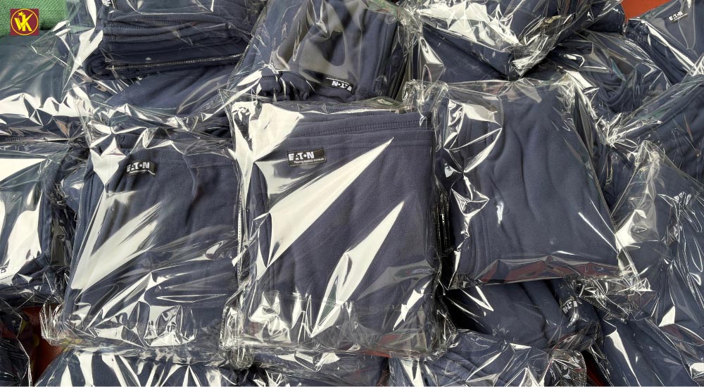 Đóng gói chăn nỉ văn phòng chuẩn quy trình xuất kho