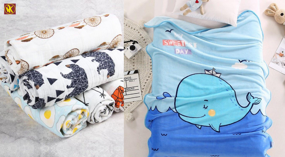 chất liệu chăn nỉ cho bé an toàn, đáp ứng tiêu chuẩn