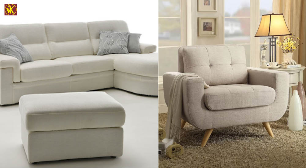 đệm ngồi ghế sofa phòng khách hiện đại