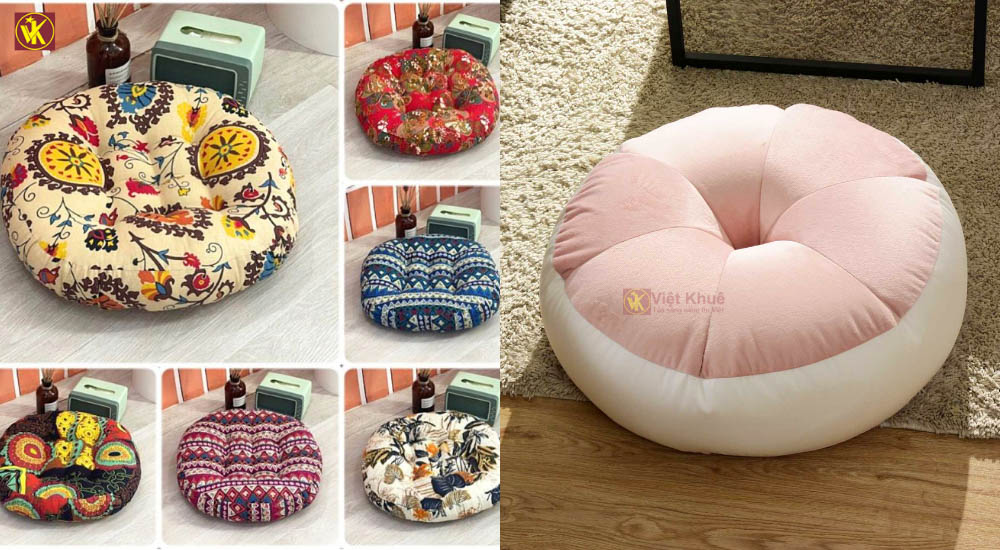 Đa dạng các loại đệm ngồi thoải mái